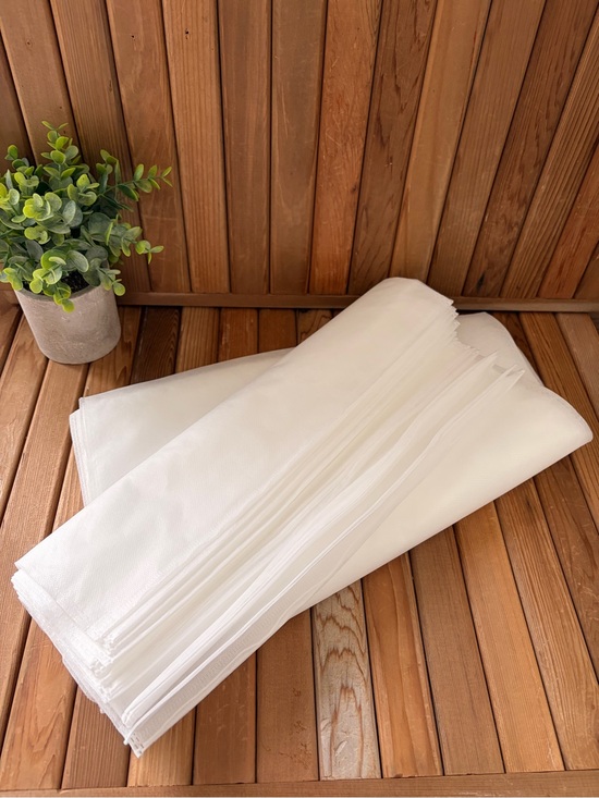 Other - FIVE PACK of Dust Bags for Handbag Protection, Breathable Woven Fabric